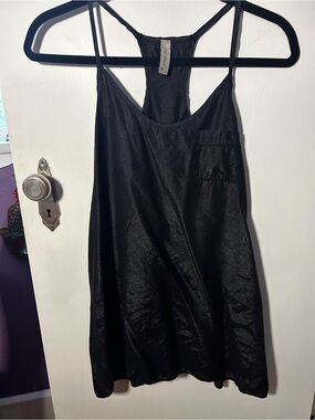 Final Touch Black Slip Racerback Tank